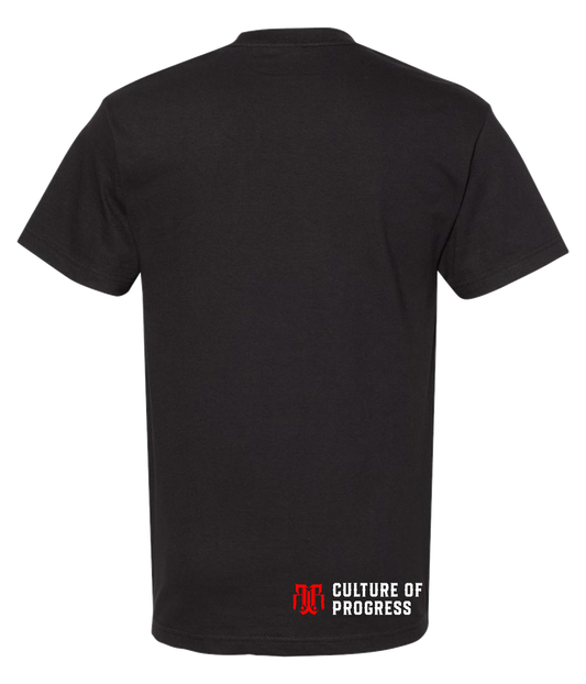 CULTURE OF PROGRESS TEE - BLACK
