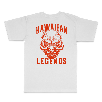 CORAL KAMAPUA'A TEE - WHITE