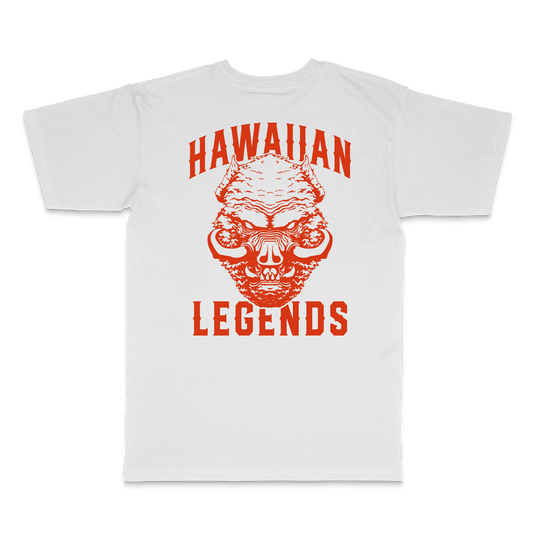 CORAL KAMAPUA'A TEE - WHITE