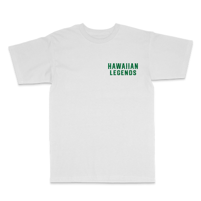 GREEN KAMAPUA'A TEE - WHITE