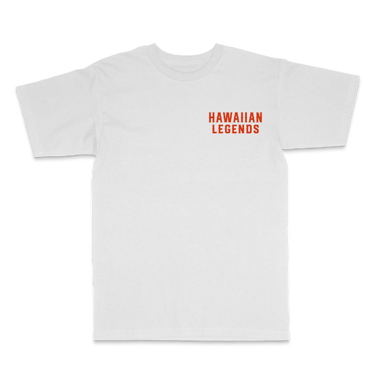 CORAL KAMAPUA'A TEE - WHITE