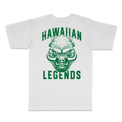 GREEN KAMAPUA'A TEE - WHITE