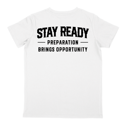 STAY READY - Youth White T-Shirt